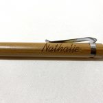 Stylo Et Tui En Bois Personnalis E Gravure Laser Fournitures Scolaires