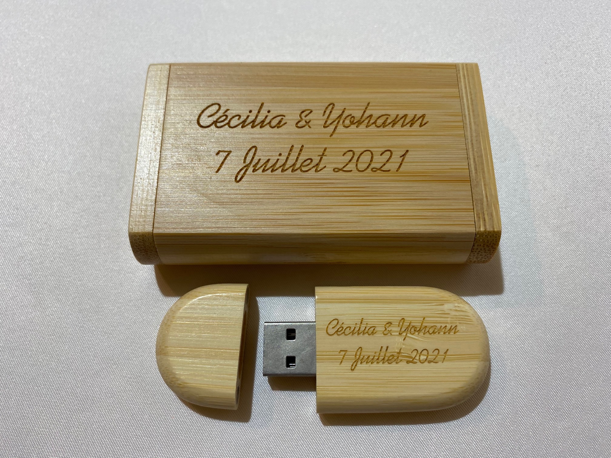 Clé USB en bois