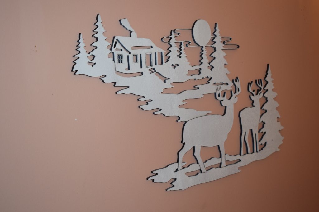 Paysage 3D de montagne
