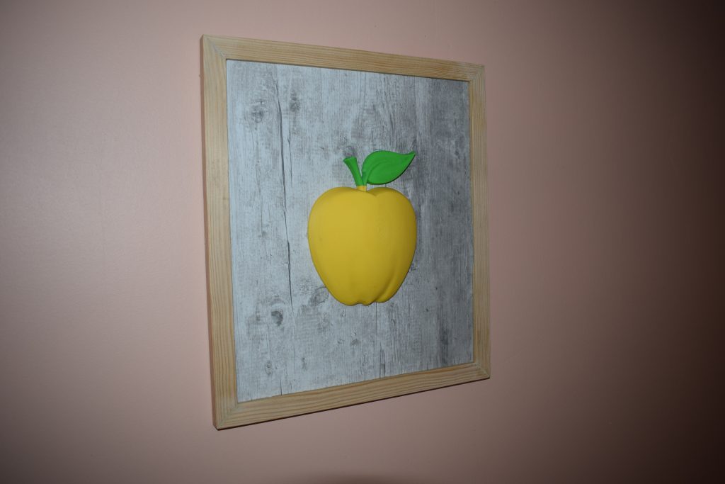 Tableau 3D Pomme