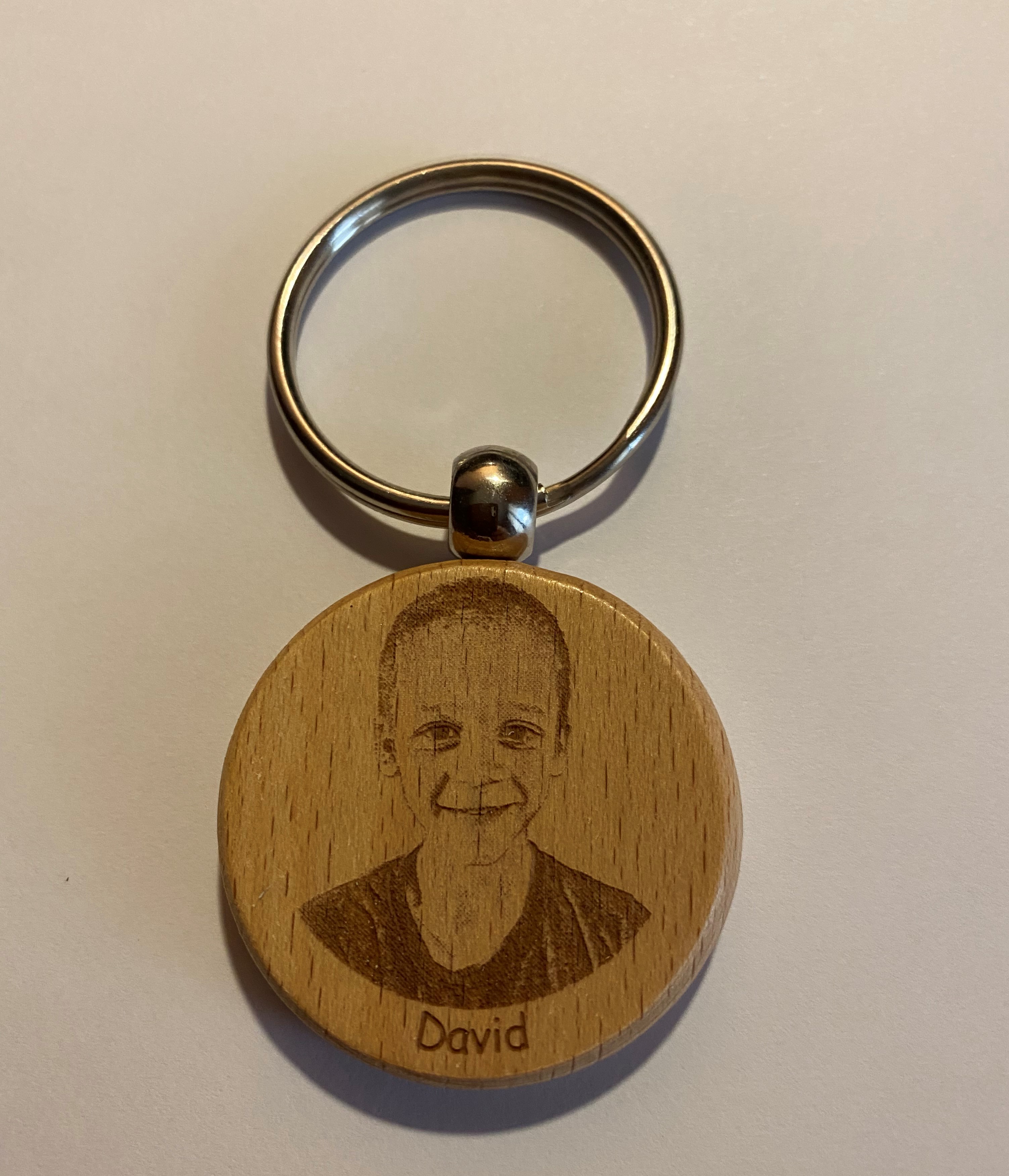 Porte-clés bois personnalisé