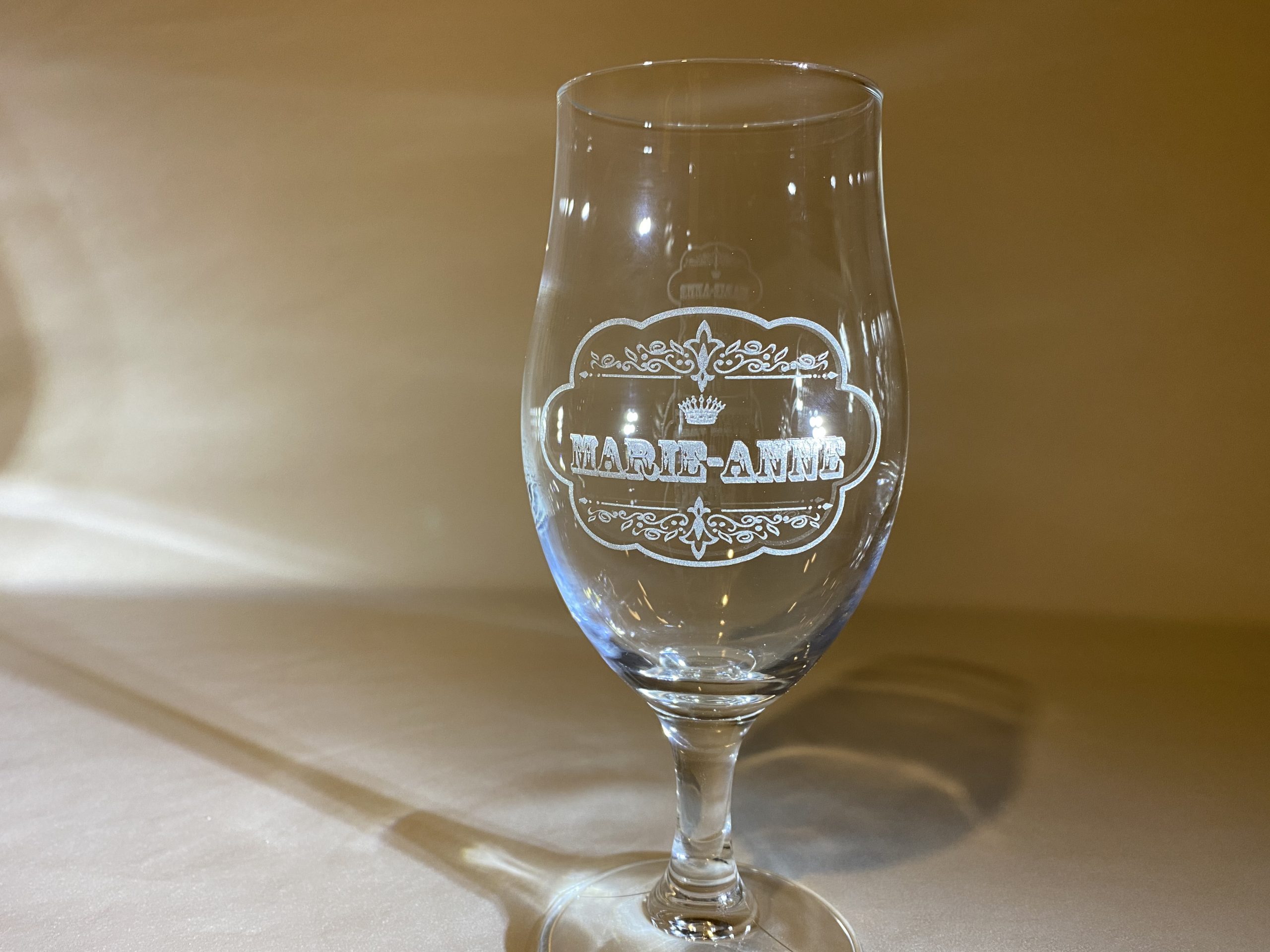 Verre à bière personnalisé Verre à bière personnalisé