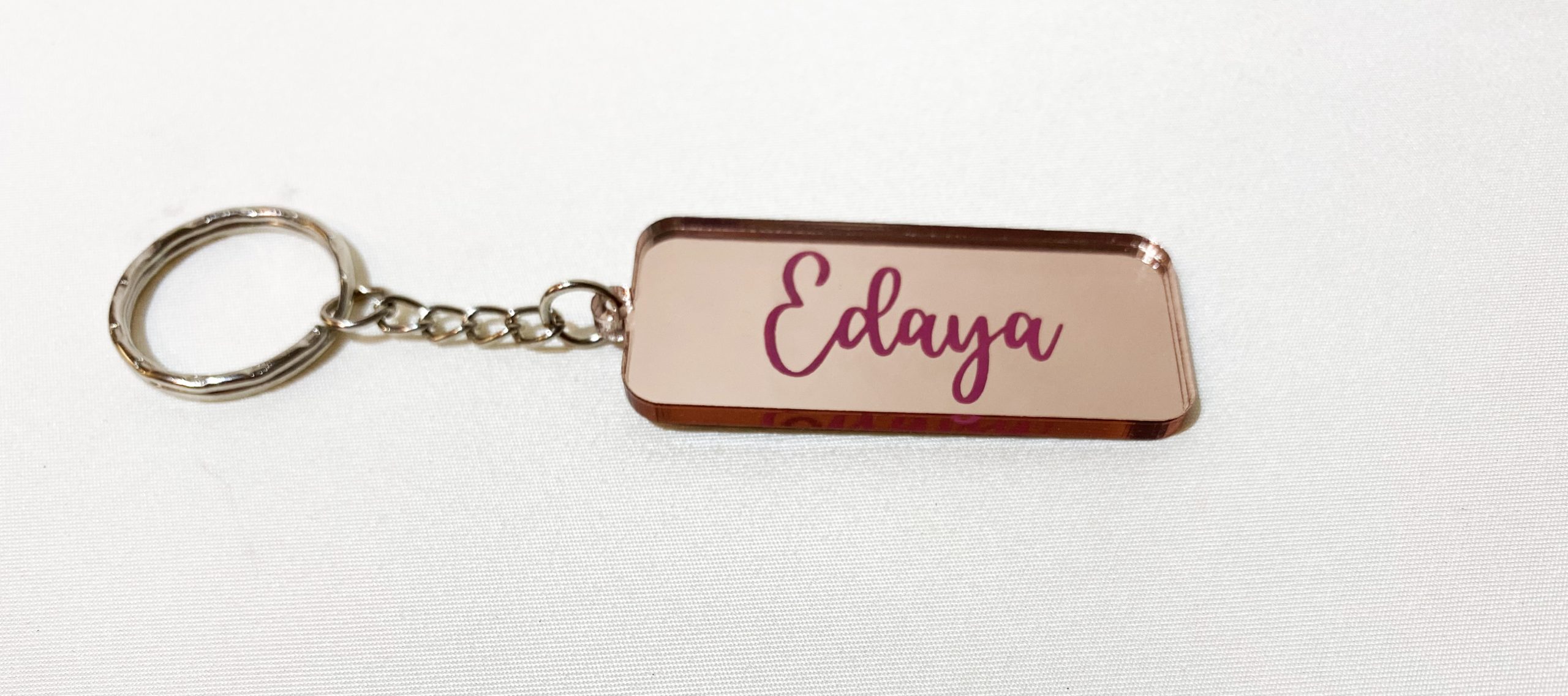 Porte-clés personnalisé en acrylique Porte-clé personnalisé en acrylique miroir. – Image 7