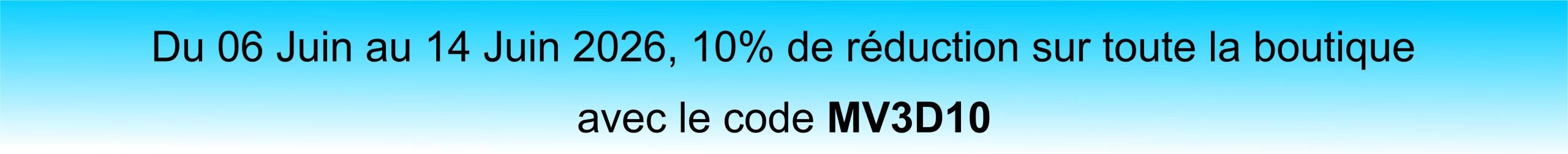Code promo 10%
